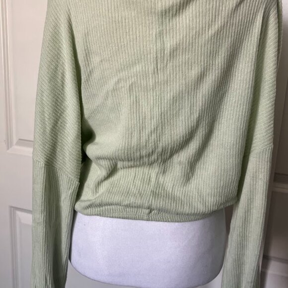 Freshman 1996 Mint Green Ribbed Long Sleeve Sweater Top Shirt Size Small - Picture 8 of 11